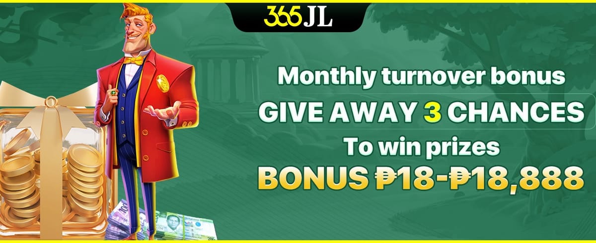 Monthly turnover bonus Give away 3 chances To win prizes Bonus ₱18-₱18,888 screenshot